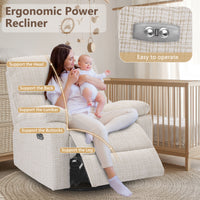 CELESTE Power Nursery Glider Recliner