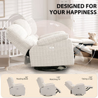CELESTE Power Nursery Glider Recliner