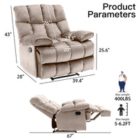 CAPITAL Oversized Manual Recliner