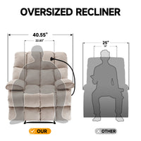 CAPITAL Oversized Manual Recliner